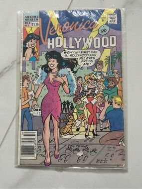 Veronica in Hollywood Comic Book #4 - Pink Cover Art